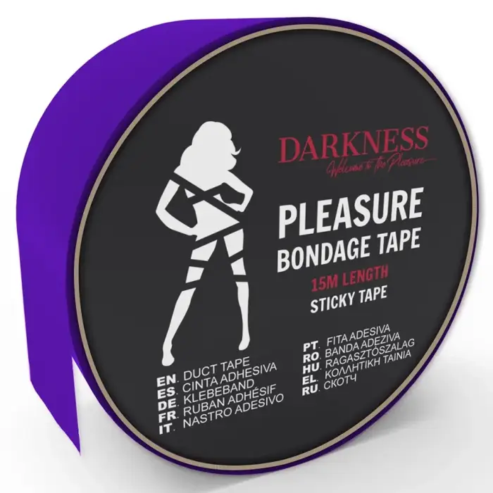 Darkness bondaaž-lint lilla 15m