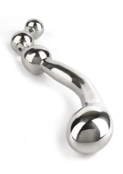 Mr. Steel Multi-Stim Wand dildo – 18 cm (7.1″) – Sudrabs