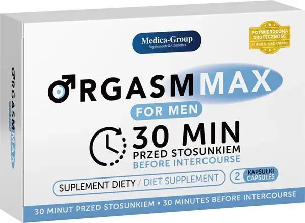 OrgasmMax for Men пищевая добавка – 2 шт.