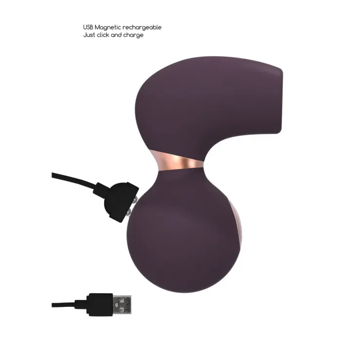 Invincible gaisa pulsa vibrators – violets Foto 7