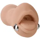 Doc Johnson Vicky Quickie Oral Sleeve – 15.2 cm (6″) – Transparent — Photo 1