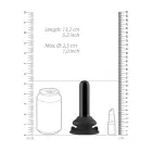 Thumby - Sile klaasist vibraator iminapaga – 15 cm (6″) – Must — Foto 7