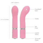 Pillow Talk Racy Pink G-punkta vibrators – 13 cm (5″) – rozā Foto 6