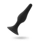 Intense Anal Level 1 silikoninis analinis kištukas – 10.5 cm – Juodas — Nuotrauka 2