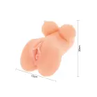BANGERS by HIDDEN DESIRE Big Titty Fuck Cunt – dvigubos penetracijos masturbatorius – 23 cm (9″) – kūno spalva — Nuotrauka 6