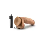 Coverboy MMA Fighter – vibrating realistic PVC device – mocha – 17.8 cm — Photo 3