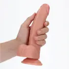 Curved Realistic Dildo with Balls and Suction Cup – 20.5 cm (8″) — Photo 6