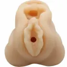Baile Mini Intimate Device Compact TPR Soft Touch Textured Tunnel – 10 cm (4″) – Skin — Photo 1