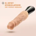 Dr. Skin Dr. Knight Thrusting Vibrator – 22 cm (8.5″) – Skin — Photo 7