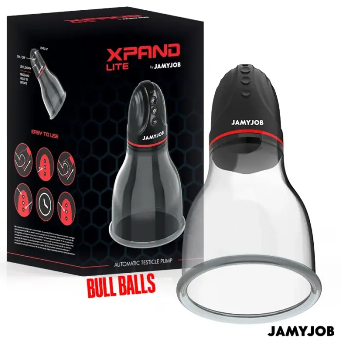 Jamyjob XPAND LITE intīmās labsajūtas pumpis – 22.5 cm – pelēks
