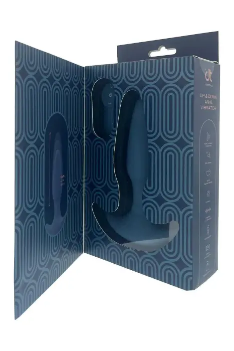 PULZ PHOEBE Up & Down вибрирующий дилдо с пультом ДУ – 18 см Фото num