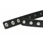 XR Brands Spiked Heart Choker Black Vegan Adjustable 42cm — Photo 5