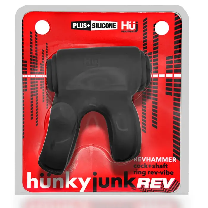 Вибрирующее кольцо для члена Revhammer – красный
