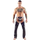 Leather-like Men's Chaps – Black – M — Photo 3