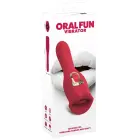 Oral Fun vibraator liikuvate huulte ja vibreeriva keelega – 22.2 cm (8.7″) – roosa — Foto 1