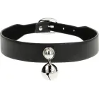 Coquette Chic Desire Vegan Leather Collar – Adjustable Elegant Accessory 43 cm – Black — Photo 3
