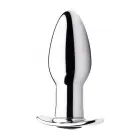 XR Brands Chrome Blast Small Metal Plug – 8.1 cm – Chrome — Photo 1