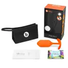 b-Vibe Snug Plug 3 raskusega anaaltapp – 12.7 cm – oranž — Foto 5