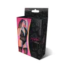 Magic Silk Exposed Deep Look bodijs ar kakla siksniņām – melns – S/M — Foto 1