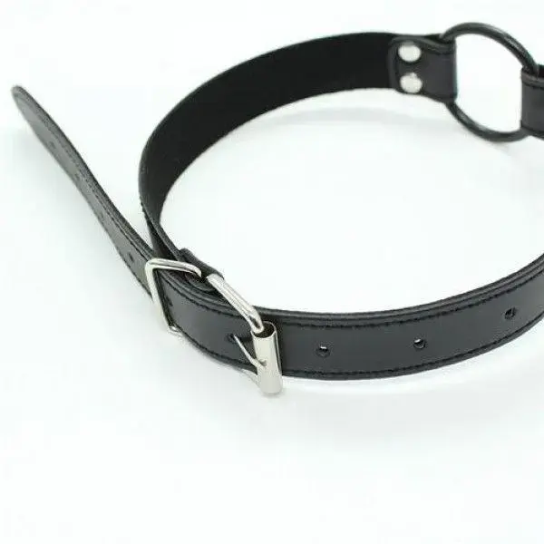 Knebel-Easy Belt Ring Gag (nero) Foto 3