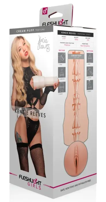 Fleshlight Kenzie Reeves Creampuff Masturbator – 25 cm (10″)