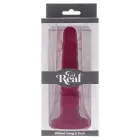 Strap-on rievots dildo – 16 cm (6.3″) – Sarkans — Foto 3
