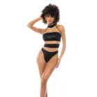 Halter Bodysuit – Nude/Black – XL — Photo 4