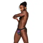 Male Power Strappy Jockstrap with Cock Ring – Galactic Swirl – S/M — Photo 2
