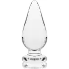 Ibiza Nebula Series Model 4 klaasist anaaltapp – 11 cm – Läbipaistev — Foto 4