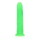 Slim Realistic Dildo with Suction Cup - Glow in the Dark - 22.5 cm (9″) — Photo 3