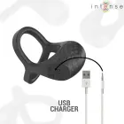 INTENSE Alex Black Dual Vibrating Ring with 10 Modes & Remote Control — Photo 6