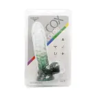 Kiotos Cox цветной дилдо с присоской – 22.5 cm (9″) – Прозрачно-зеленый — Фото 8