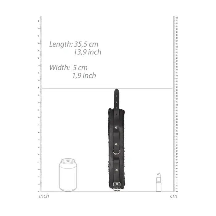 Plush Bonded Leather Ankle Cuffs Foto 7