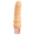 beau cœur Selon realistiškas vibratorius su judančia galvute ir masažo žiedu – 19.7 cm (7.75″) – kūno spalvos — Nuotrauka 4