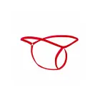 MOB Erotic wear Tear Drop stringi – sarkani – L/XL — Foto 5