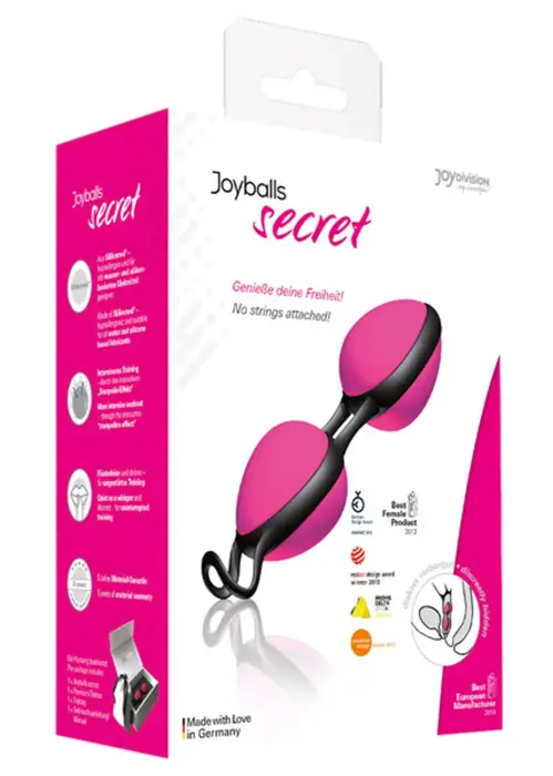 Joyballs Secret шарики Кегеля – розовые/чёрные