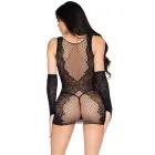 Мини-платье и подходящие перчатки – чёрное – Один размер — Фото 2