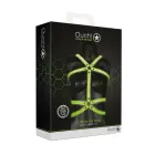 OUCH! Glow in the Dark Adjustable Full Body Harness S/M Green — Photo 3