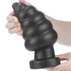 King Sized Vibrating Anal Plug – 18 cm (7″) – Black — Photo 3