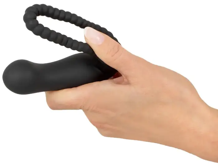 Black Velvets Perfect Fit bez siksnām strap-on dildo – 22 cm Foto 7