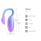 Magic Motion Flamingo Max носимый вибратор с управлением через app – синий — Фото 3