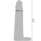 INFERNO by HIDDEN DESIRE Penis Sleeve with Ring – 20 cm – Black — Photo 2