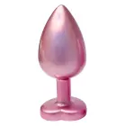 GLEAMING LOVE Matte Plug L – 9.5 cm (3.7″) – Pink — Photo 2