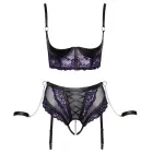 Cottelli BONDAGE Hebe Lingerie Set – Purple – 85B/L — Photo 9