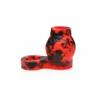 XR Brands Hell Hound Silicone Ball Stretcher Sleeve – Red — Photo 5