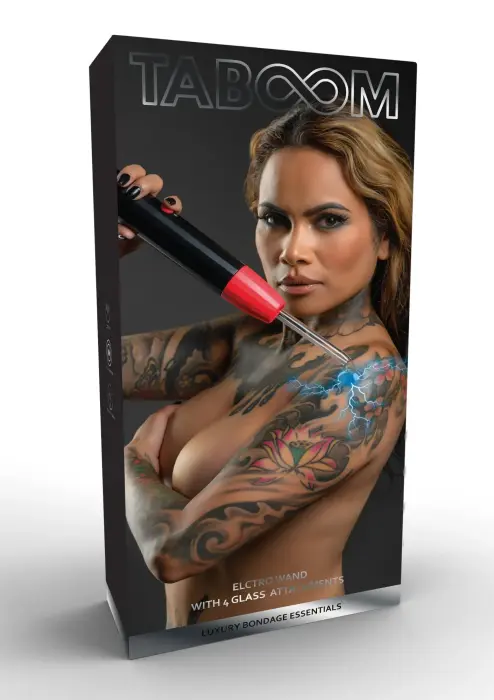 Taboom Фиолетовая палочка стеклянный набор – чёрный Фото num