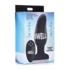 Inflatable Curved Vibrating Silicone Butt Plug – 15 cm (5.9″) — Photo 1