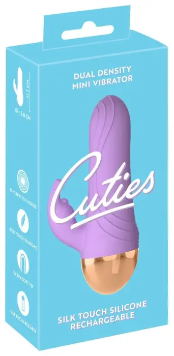 Cuties Soft мини-кролик-вибратор – 11.7 cm (4.6″) – фиолетовый