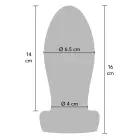 Weighted Anal Stretcher Plug – L – Black — Photo 3