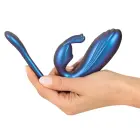 Sweet Smile Металлический гибкий двойной вибратор-пуля с Vibro-Bunny – 22.5 cm (8.9″) – разноцветный — Фото 10